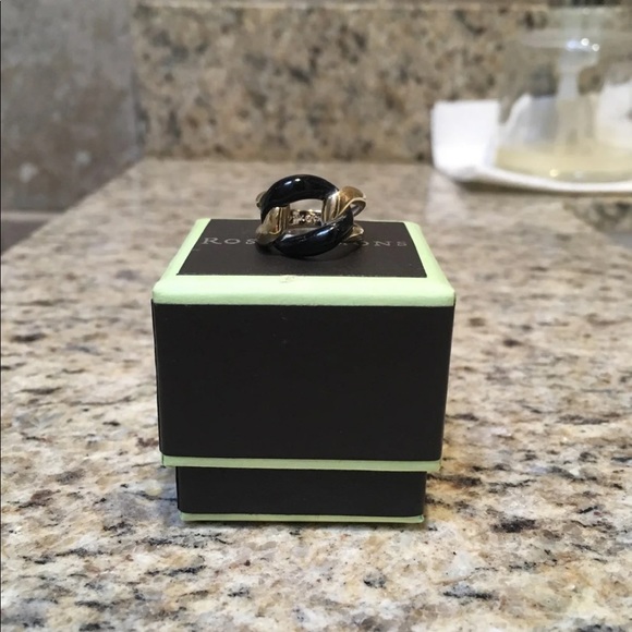 14K YELLOW GOLD RING WITH JADE - Picture 2 of 3